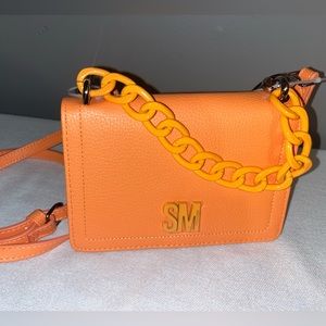 BRAND NEW ORANGE STEVE MADDEN CROSSBODY BAG